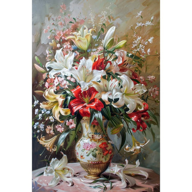 Flower Art Oil Canvas